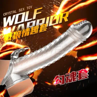 Wolf Warrior戰狼．勾魂套 鎖精撩蒂增厚狼牙水晶套