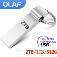 Olaf USB Flash Drive 2tb Mini Memory Sticks High Speed Metal Waterpeoof Pen Drive 2TB/1TB/512G Flash Disk 2TB U Disk Pen Drive