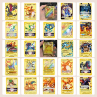 Spanish Pokemon Metal Cards Pokemon Card Letters Spanish Pokemon Iron Cards Mewtwo Pikachu Gx Charizard Vmax Cartas Pokemon Vmax