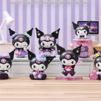 Miniso Kuromi Trick Or Treat Series Blind Box Tabletop Decoration Anime Figure Model Toy Cute Doll Surprise Blind Box Girl Toys