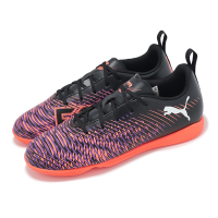 Puma 室內足球鞋 Future 8 Play IT JR 大童 中童 黑橘 支撐 小朋友 運動鞋 10839701