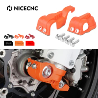 NICECNC ABS Plastic Fork Shoe Guard Protector Cover For KTM EXC EXCF SX SXF XC XCW XCF 125-500 200 250 300 2016-2024 Motorcycle