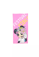 Disney Handuk Mandi Disney Minnie Mouse Festival 60X120 cm Pink 100% cotton