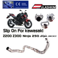 For Kawasaki Ninja250r Ninja250 Nanja300Nanjia250r NINJIA 250 300 250R Motorcycle Exhaust Muffer Full System
