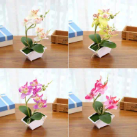 Durable Artificial Butterfly Orchid Portable Vivid Vivid Color Unfading Artificial Flower Artificial Flower Realistic
