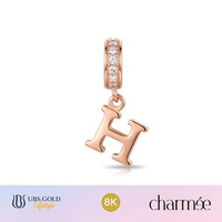 UBS Gold - Liontin Emas Charmee Alpha Cheri H - 8k - Ald0205k Rose Gold