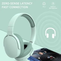 New Wireless Bluetooth Headphone 5.1 with 3.5mm Cable Subwoofer Stereo Noise Reduction Headset with Microphone Game Headset