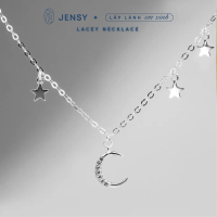 Dây Chuyền Bạc Nữ Cao Cấp JENSY Chuỗi Trăng Sao \Lacey\" VCTL7 Nhẹ Nhàng"