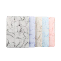 For Samsung Galaxy Tab S7 S 7 Plus Tablet Luxury Marble Pattern Folding Stand Hard PC Back Magnetic Cover for Tab S7 Plus Case