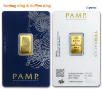 PAMP Gold bar | 5 grams | Purity 999.9 | Brand New gold  bar