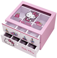 【震撼精品百貨】Hello Kitty 凱蒂貓~珠寶抽屜盒~粉【共1款】