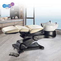 Professional Electric Hair Salon Furniture Shampoo Chair Beauty Salon Shampoo Bed