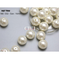[bán buôn] 500g hạt trai nhân tạo trắng ngà CÓ LỖ / KHÔNG LỖ Cici Handmade chuyên hạt đá hạt cườm hạ