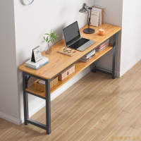 雙層長條桌 電腦桌 窄桌書桌 工作 辦公桌 書桌長桌 桌子書桌學生桌 跨床桌