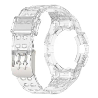 Transparent Watch strap for Samsung Galaxy Watch4 40MM Sport silicone Smart Wristbands for Samsung Galaxy Watch4 44MM strap