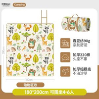 野餐墊加厚帶鋁模戶外防潮墊露營帳篷折疊防水帳篷墊加厚防水