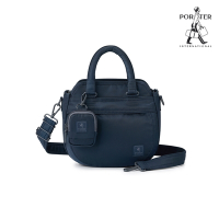 PORTER INTERNATIONAL - 充裕隨行HARBOR手提包 - 墨藍