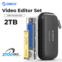 ORICO Portable SSD 512GB 1TB 2TB M2 NVMe SSD with USB4 M.2 Enclosure 40Gbps PSSD for Video Editor Desktop PC Laptop
