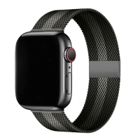 Loop Band for apple watch Strap Ultra 49mm 45mm 44mm 41mm 40mm Metal Wristband bracelet iwatch serie