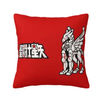 Knights Of The Zodiac Saint Seiya Pegasus Fantasy Pillow Covers Decoration Modern Outdoor Cushions Square Pillowcase