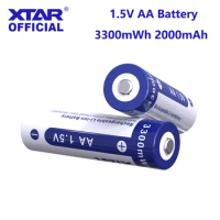 XTAR AA Battery 1.5V 3300mWh Battery Rechargeable Li-ion Batteries 4pcs