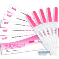 5Pcs Women Pregnancy Test Stick Predictor HCG Pregnant Testing Rapid Reliable Urine Measuring Over 99% Accuracy Pregnancy Kits