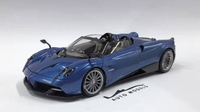 AUTOART PAGANI HUAYRA ROADSTER BLU TRICOLORE CARBON FIBER DIECAST SCALE 1:18