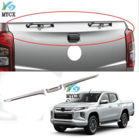For Mitsubishi L200 Triton 2019 2020 Ram 1200 Tail Gate Cover ABS Chrome Car Styling