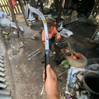 PISAU SADAP KARET THAILAND/BIDOR  BAHAN DARI BESI BAJA PILIHAN