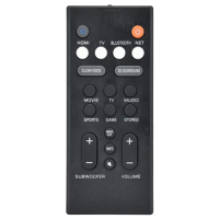 Speaker Remote Control for Yamaha YAS-209 YAS-109 Echo Wall Audio Remote Control Replacement ATS-2090