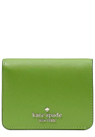 Kate Spade Kate Spade Madison Saffiano Leather Small Bifold Wallet in Turtle Green kc581