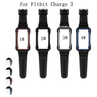 20pcs Hot New Sale 2 in 1 Smart Watch Replacement Silicone Bracelet Watch Band Wrist Strap Protective Cover for Fitbit Charge 3