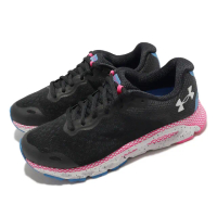 【UNDER ARMOUR】慢跑鞋 HOVR Infinite 3 女鞋 黑 粉紅色 支撐 緩震 路跑 運動鞋(3023556003)