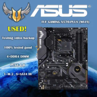 ASUS AM4 TUF Gaming X570-Plus (Wi-Fi) AM4 for Zen 3 Ryzen 5000 &amp; 3rd Gen Ryzen ATX Motherboard with PCIe 4.0, Dual M.2