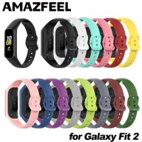 80pcs Bracelet For Samsung Galaxy Fit 2 Strap Wristband Soft Silicone Band Watchband Galaxy Fit2 SM-R220 Correa