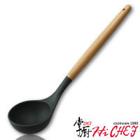 《掌廚HiCHEF》櫸木矽膠湯杓