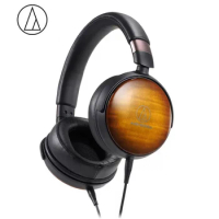 Original Audio Technica ATH-WP900 Headphones Maple Dynamic Over-ear HiFi Headsets Foldable Limited Edition Earphone