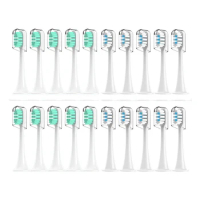 Electric Toothbrush Heads For Xiaomi Mijia T300/T500/T700 Replaceable Refill Nozzles Tooth Brush Heads with Anti-Dust Caps