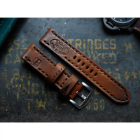 สายนาฬิกาหนังแท้ แนว Ammo strap มีขนาด 20mm 22 mm 24 mm รุ่นเวียดนาม watch strap สายนาฬิกา พร้อมบัคเ