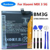 3800mAh BM3G Phone Battery For Xiaomi Mi MIX 3 5G MIX3 5G Batteries New High Quality (Not for MIX 3 4G)