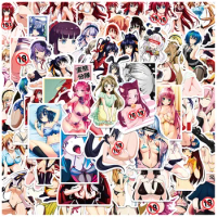 10/30/50/100pcs Hentai Sexy Girl Anime Stickers Waifu Decals Adult Toys DIY Laptop Car Wall Fridge Phone Waterproof Sticker Pack