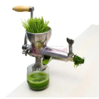 Stainless Steel Wheatgrass Juicer Manual Auger Slow Squeezer Fruit Wheat Grass Vegetable Orange Juice Press Extractor