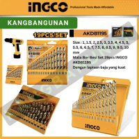 MATA BOR BESI SET 19 PCS HSS / TWIST DRILL BITS INGCO AKDB1195