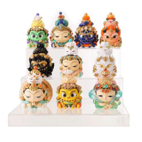 Five Blessings Root Of Wisdom Series Blind Box Mystery Box Kawaii Action Figures Mascot Ornaments Home Car Desktop Decoration