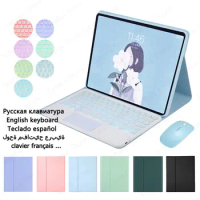 Touchpad Keyboard RGB Backlit for Xiaomi Redmi Pad SE Case 11 inch 2023 for Funda Redmi Pad SE Keybo