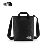 【The North Face 官方旗艦】北面男女款黑色背提兩用可調節托特包｜8B22KX7