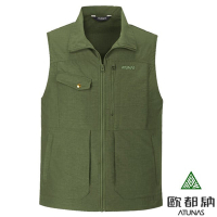 【歐都納 ATUNAS】中性款休閒輕量多功能多口袋型背心_A1VE2202N 橄綠