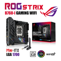 ROG STRIX B760-I GAMING WIFI DDR5 LGA1700 Motherboard Mini-ITX Mainboard 64G 7600(OC) Support Intel 12th 13th Gen i5 i7 i9 Kit