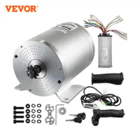 VEVOR Brushless Electric DC Motor Bikes Motor With Controller 48V 2000W High Speed Low Noise for E-Scooters Go-Karts E-Bike