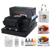 Automatic A3 Flatbed Printer A3 DTG Printer T-shirt Printing Machine For Dark And Light T-shirt Baby Clothes Printing Machine A3